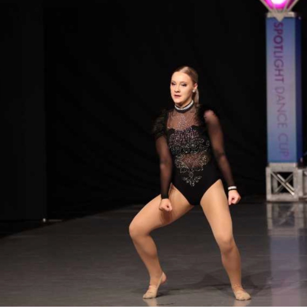 Black Sheer Dance Costume